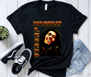 Bob Marley Legend Black Tee product - Retro 90s reggae graphic design