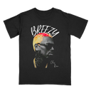 Chris Brown Breezy Streetwear Black Graphic Tee collection - Retro concert merch t-shirts for fans