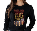 Classic Fright Night long sleeve with glowing eyes and movie title design