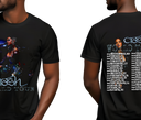 Kehlani Tour Tee Flat Lay Men's Front and back veiw - Vintage R&B Merch Product Shot