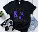 KISS Alive Black Tee Flat Lay – Vintage Rock Product Display