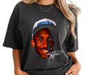 Woman styling Kobe Draft Day Black Tee – Feminine Vintage Basketball Fashion