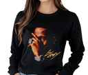 Woman styling Lil Baby 'My Turn' Tee – Feminine Trap Fashion
