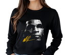 Woman styling Mike Tyson Vintage Black Long Sleeve – Feminine Fight Night