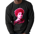 Man wearing Ice Spice Black Long Sleeve - Oversized Concert Look