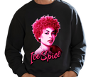 Man wearing Ice Spice Black Sweatshirt - Oversized Streetwear Look