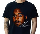 Man wearing Kanye West YE Graphic Tee - Oversized Streetwear Look