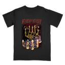 Retro 1985 Fright Night vampire movie tee with distressed vintage horror graphics