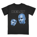 The Belly Movie Black T-Shirt product – Classic DMX & Nas hip-hop film graphic design – 90s urban crime drama streetwear