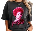 Woman styling Ice Spice Rap Black Tee - Y2K Baddie Streetwear