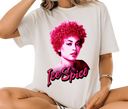 Woman styling Ice Spice Rap White Tee - Y2K Baddie Streetwear
