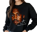 Woman styling Kanye YE West Long Sleeve - Feminine Yeezy Look