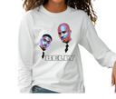 Women's Belly Movie White Long Sleeve – Female wearing DMX & Nas classic hip-hop film streetwear tee – unisex urban fan apparel