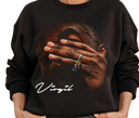 Women's Virgil Abloh Sweatshirt - Style maven wearing designer Off-White archival fashion